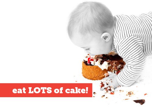 eat cake